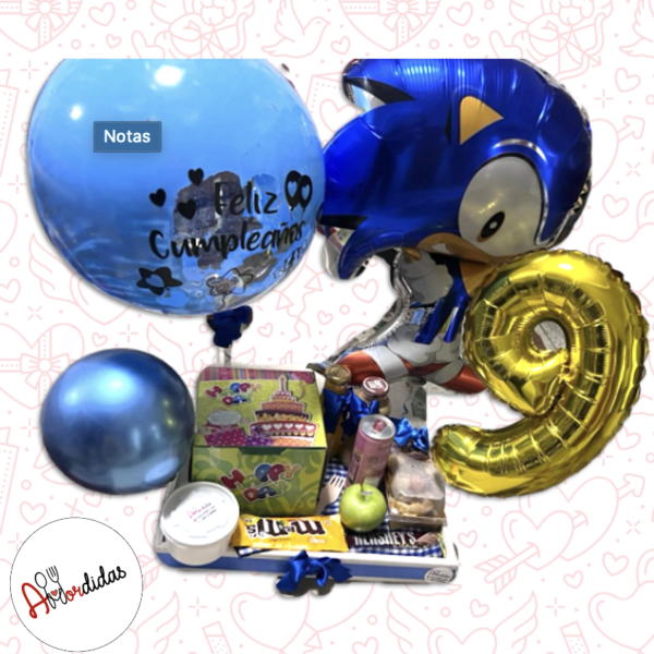 Globo Metalizado Sonic The Hedgehog 18 Pulgadas (45 Cms)